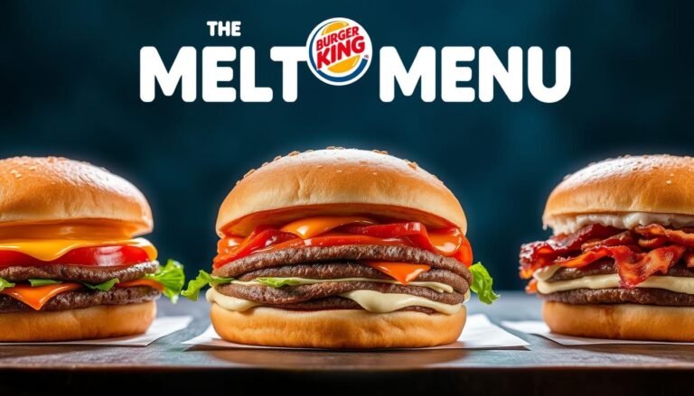 Burger King Melts Menu With Price