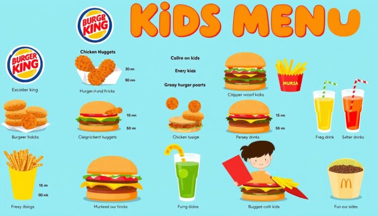 Burger King Kids Menu With Price