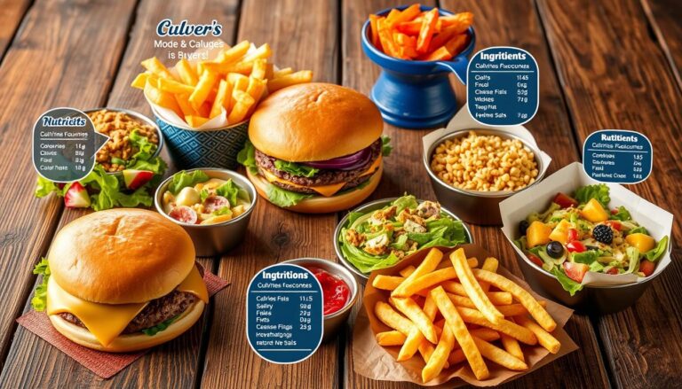 culvers menu nutrition