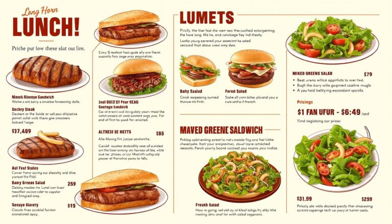 longhorn steakhouse lunch menu