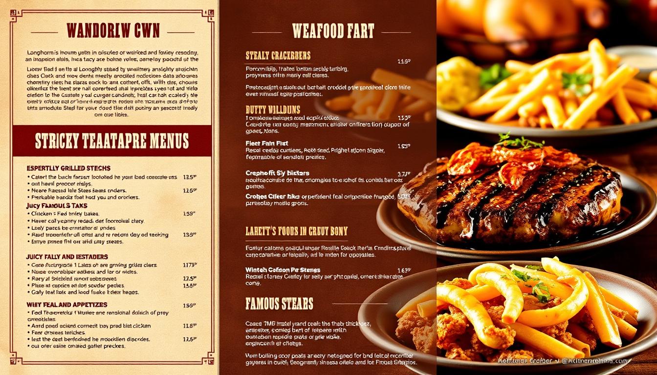 longhorn steakhouse orlando menu